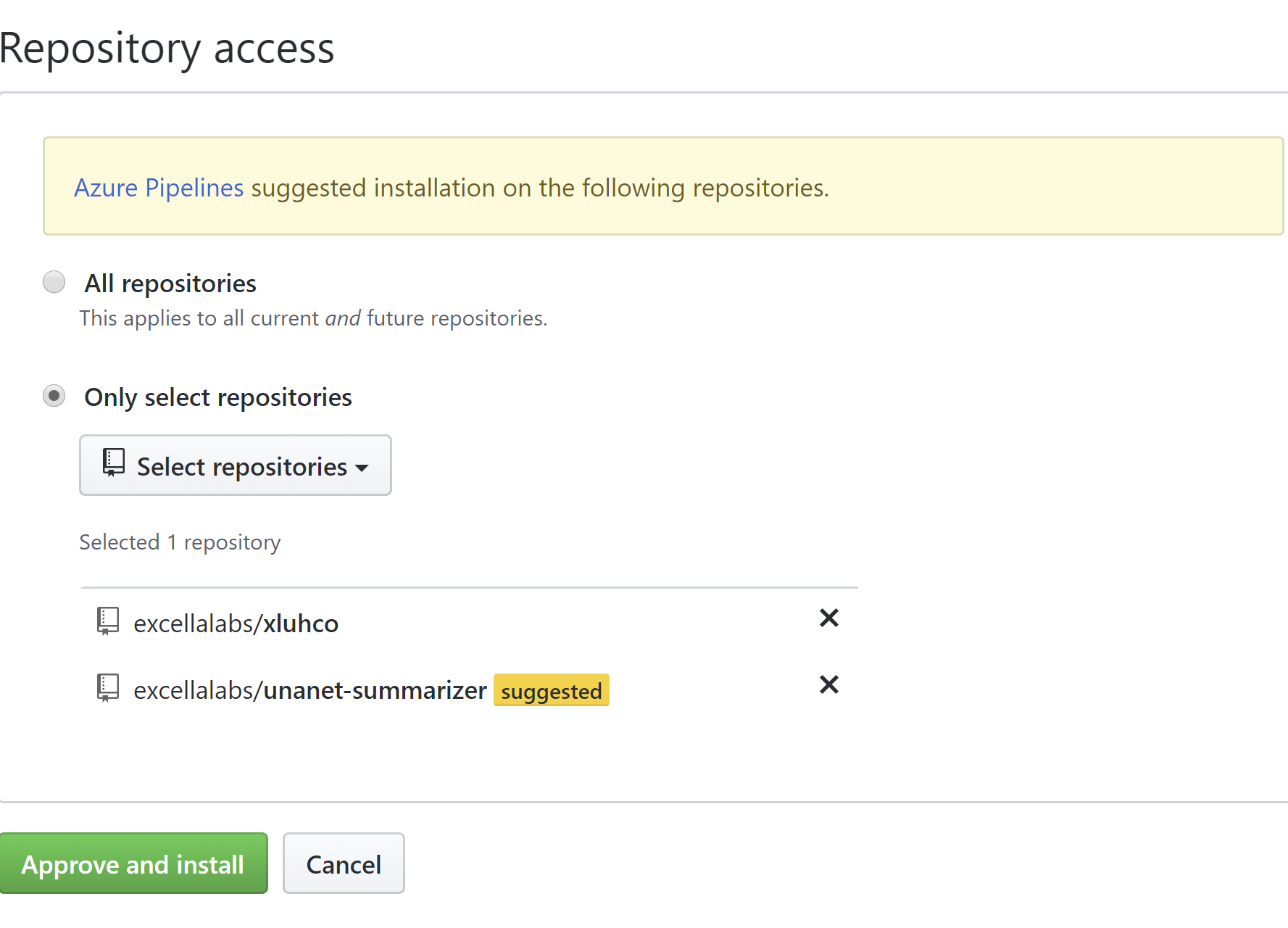 approving permissions