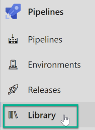 The DevOps library menu